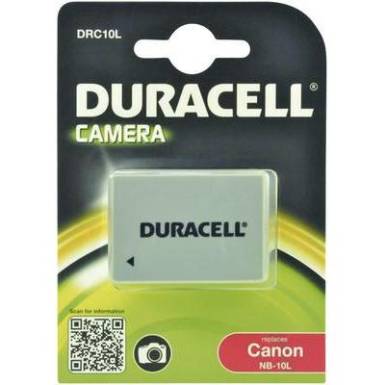 Kamera akku Duracell Megfelelő eredeti akku NB-10L 7.4 V 820 mAh