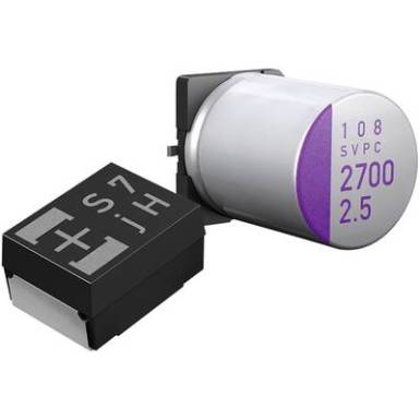 Elektrolit kondenzátor SMT 180 µF 16 V/DC 20 % (Ø x Ma) 10 mm x 8 mm Panasonic 16SVP180MX 1 db Elektrolit kondenzátor SMT 180 µF 16 V/DC 20 % (Ø x Ma) 10 mm x 8 mm Panasonic 16SVP180MX 1 db