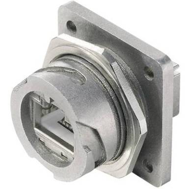 STX V1 RJ45 peremes k&eacute;szlet f&eacute;m v&aacute;ltozat, 1 csatlakoz&oacute;aljzat, be&eacute;p&iacute;thető P&oacute;lus: 8P8C STX V1 f&eacute;m Teleg&auml;rtner