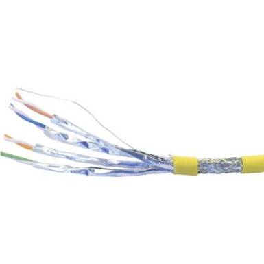 Hálózati kábel CAT 7 S/FTP 8 x 0.32 mm² Sárga VOKA Kabelwerk 170202-21 méteráru Hálózati kábel CAT 7 S/FTP 8 x 0.32 mm² Sárga VOKA Kabelwerk 170202-21 méteráru
