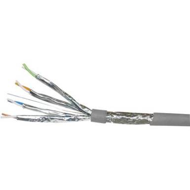 Hálózati kábel CAT 7 S/FTP 8 x 0.13 mm² Szürke VOKA Kabelwerk 102566-00 méteráru Hálózati kábel CAT 7 S/FTP 8 x 0.13 mm² Szürke VOKA Kabelwerk 102566-00 méteráru
