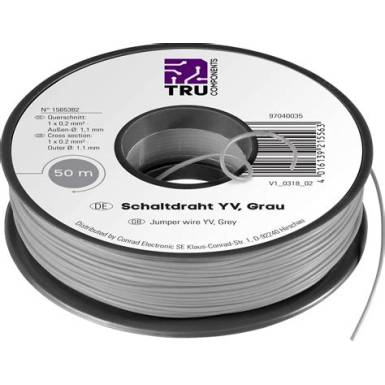 Kapcsolóvezeték Yv 1 x 0,2 mm² narancs, Conrad 93030c238 25 m Kapcsolóvezeték Yv 1 x 0,2 mm² narancs, Conrad 93030c238 25 m