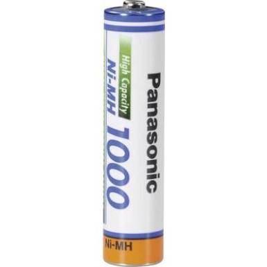 Mikroakku NiMH Panasonic Panasonic AAA 1000 mAh 1.2 V 1 db