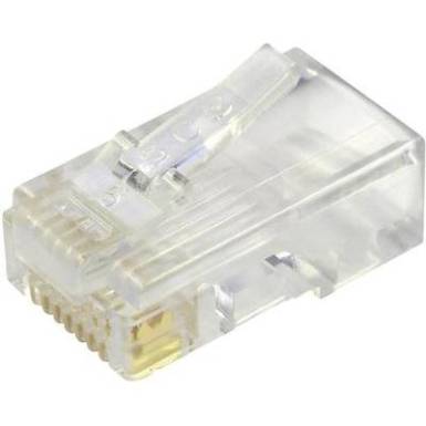 Modular-Stecker ungeschirmt für Flachkabel Stecker, gerade Pole: 8P8C 937-SP-3088 Glasklar BEL Stewart Connectors Inhal Modular-Stecker ungeschirmt für Flachkabel Stecker, gerade Pole: 8P8C 937-SP-3088 Glasklar BEL Stewart Connectors Inhal