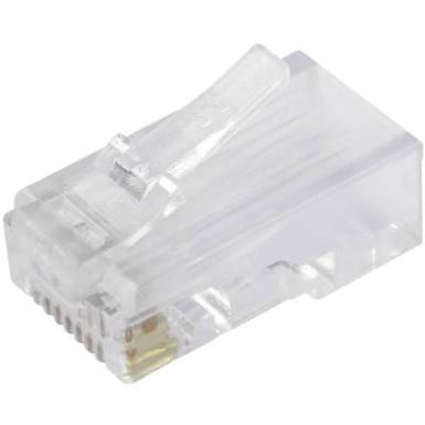 Modular-Stecker ungeschirmt Cat.5e Stecker, gerade Pole: 8P8C SS-37000-002 Glasklar BEL Stewart Connectors Inhalt: 1 St
