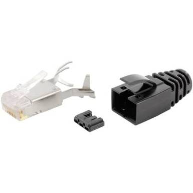 Modul&aacute;ris dug&oacute; &aacute;rny&eacute;kolt CAT 6 dug&oacute;, egyenes P&oacute;lus: 8P8C SS-39200-011 &aacute;tl&aacute;tsz&oacute; BEL Stewart Connectors Tartalom: 1 db