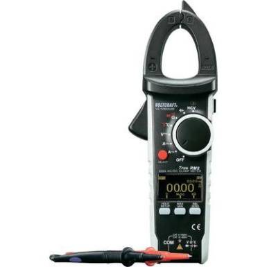 Lakatfogó műszer, multiméter ISO kalibrált True RMS valódi effektív érték méréssel CAT III 600 V, CAT II 1000 V OLED kijelzővel, Voltcraft VC590 Lakatfogó műszer, multiméter ISO kalibrált True RMS valódi effektív érték méréssel CAT III 600 V, CAT II 1000 V OLED kijelzővel, Voltcraft VC590