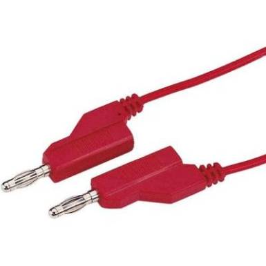 Mérőzsinór, mérővezeték 2db 4mm-es toldható banándugóval 1 mm² PVC, 5 m piros Voltcraft MS5/RT Mérőzsinór, mérővezeték 2db 4mm-es toldható banándugóval 1 mm² PVC, 5 m piros Voltcraft MS5/RT