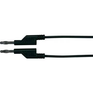 Mérőzsinór, mérővezeték 2db 4mm-es toldható banándugóval 1 mm² PVC, 5 m fekete Voltcraft MS5/SW Mérőzsinór, mérővezeték 2db 4mm-es toldható banándugóval 1 mm² PVC, 5 m fekete Voltcraft MS5/SW