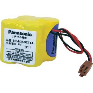 Lítium speciális elem BR2/3AGCT4A dugóval, Panasonic 6 V 2400 mAh (H x Sz x Ma) 46 x 33 x 35 mm Lítium speciális elem BR2/3AGCT4A dugóval, Panasonic 6 V 2400 mAh (H x Sz x Ma) 46 x 33 x 35 mm