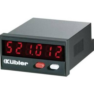 Impulzusszámláló modul 10-30V/DC beépítési méret 45 x 22mm Kübler Codix 521 Impulzusszámláló modul 10-30V/DC beépítési méret 45 x 22mm Kübler Codix 521