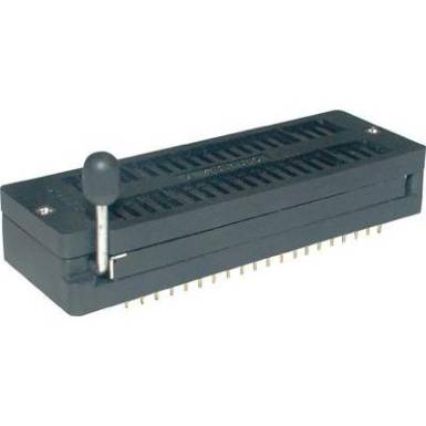IC tesztfoglalat 15.24 mm Pólusszám: 32 ZIF32GB 1 db IC tesztfoglalat 15.24 mm Pólusszám: 32 ZIF32GB 1 db
