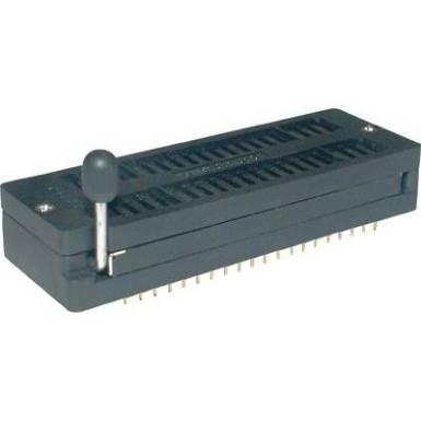 IC tesztfoglalat 15.24 mm P&oacute;lussz&aacute;m: 40 ZIF40GB 1 db