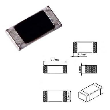 Vastagréteg ellenállás 510 kΩ SMD 0603 0.1 W 1 % Royalohm 0603SAF5103T5E 1 db Vastagréteg ellenállás 510 kΩ SMD 0603 0.1 W 1 % Royalohm 0603SAF5103T5E 1 db