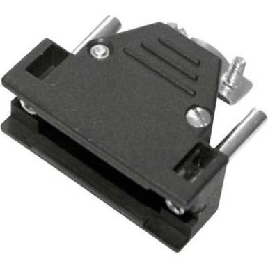 D-SUB ház, pólusszám: 9, műanyag, 180 ° fekete, MH Connectors 2801-0102-11-8 D-SUB ház, pólusszám: 9, műanyag, 180 ° fekete, MH Connectors 2801-0102-11-8
