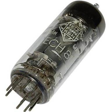 Elektroncső ECH 81 = 6 AJ 8, pólusszám 9, novál foglalat, Trióda - heptóda Elektroncső ECH 81 = 6 AJ 8, pólusszám 9, novál foglalat, Trióda - heptóda