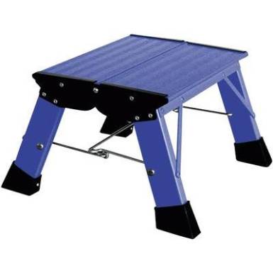 &Ouml;sszecsukhat&oacute; l&eacute;pcső, k&eacute;k, max. 150 kg,  Treppy Plus Line