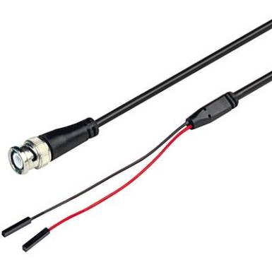 BNC mérőadapter, BNC dugóról 0.64mm-es aljzatra átalakító kábel 1,20m fekete SKS Hirschmann BNC AL 0,64 BNC mérőadapter, BNC dugóról 0.64mm-es aljzatra átalakító kábel 1,20m fekete SKS Hirschmann BNC AL 0,64
