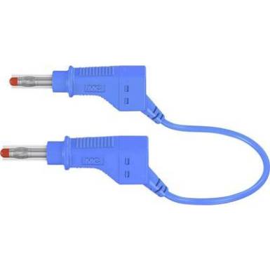 Mérőzsinór, mérővezeték 2db 4mm-es toldható banándugóval 1 mm² PVC, 2m kék MultiContact XZG410 200 CM Mérőzsinór, mérővezeték 2db 4mm-es toldható banándugóval 1 mm² PVC, 2m kék MultiContact XZG410 200 CM