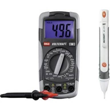 Digitális multiméter és érintés nélküli fázisceruza teszt készlet VOLTCRAFT DT-TEST-KIT 150 Digitális multiméter és érintés nélküli fázisceruza teszt készlet VOLTCRAFT DT-TEST-KIT 150