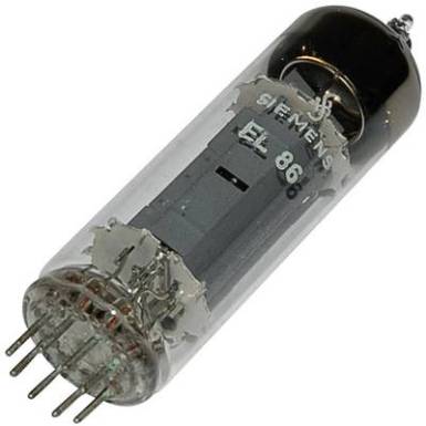 Elektroncső EL 86 = 6 CW 5, pólusszám 9, novál foglalat, Végpentóda Elektroncső EL 86 = 6 CW 5, pólusszám 9, novál foglalat, Végpentóda