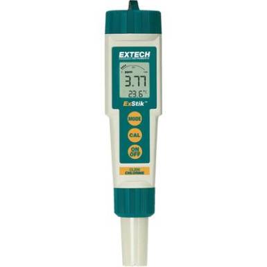 Klórmérő, folyadék klórtartalom mérő 1 ºC -5 bis +90 ºC Extech ExStik™CL200 Klórmérő, folyadék klórtartalom mérő 1 ºC -5 bis +90 ºC Extech ExStik™CL200