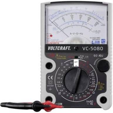 Anal&oacute;g multim&eacute;ter, m&eacute;rőműszer CAT III 500 V, Voltcraft VC-5080