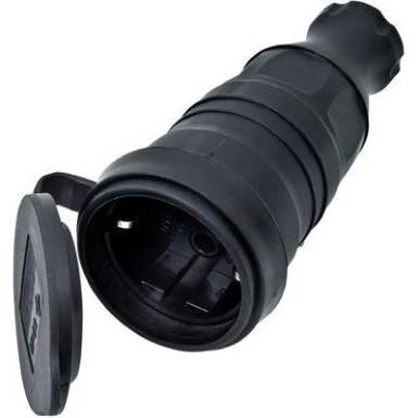 Gumi 230 V fekete, IP44 interBär 9005-004.01 Gumi 230 V fekete, IP44 interBär 9005-004.01