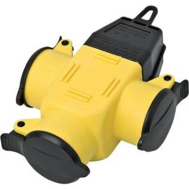 Gumi 230 V, sárga/fekete, IP44 interBär 9007-006.01 Gumi 230 V, sárga/fekete, IP44 interBär 9007-006.01