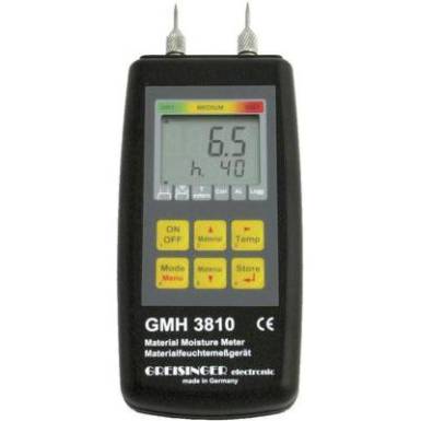 Greisinger GMH 3810 fa- és falnedvességmérő műszer, 4-100 % Greisinger GMH 3810 fa- és falnedvességmérő műszer, 4-100 %