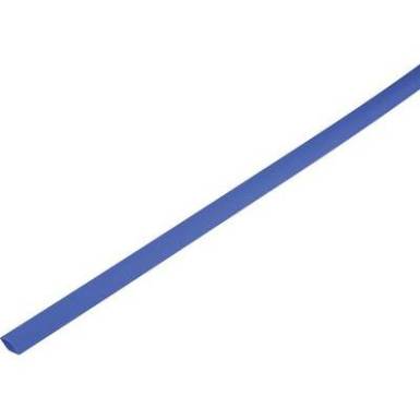Zsugorcső, vékonyfalú, Ø (zsugorodás előtt/után): 6.5 mm/3 mm, zsugorodási arány 2 : 1, kék Zsugorcső, vékonyfalú, Ø (zsugorodás előtt/után): 6.5 mm/3 mm, zsugorodási arány 2 : 1, kék
