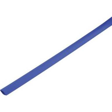 Zsugorcső, vékonyfalú, Ø (zsugorodás előtt/után): 21 mm/10 mm, zsugorodási arány 2 : 1, kék Zsugorcső, vékonyfalú, Ø (zsugorodás előtt/után): 21 mm/10 mm, zsugorodási arány 2 : 1, kék