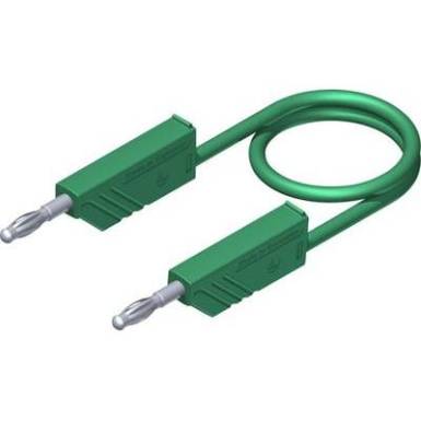 Mérőzsinór, mérővezeték 2db 4mm-es toldható banándugóval 2,5 mm² PVC, 1m zöld SKS Hirschmann CO MLN 100/2,5 Mérőzsinór, mérővezeték 2db 4mm-es toldható banándugóval 2,5 mm² PVC, 1m zöld SKS Hirschmann CO MLN 100/2,5