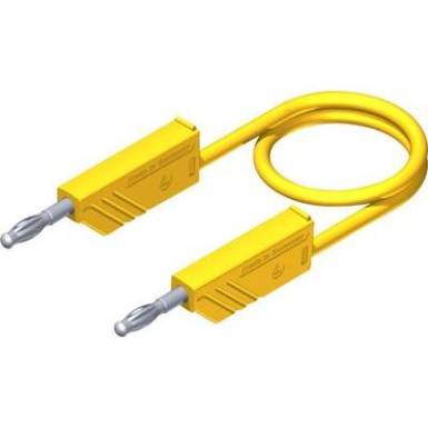 Mérőzsinór, mérővezeték 2db 4mm-es toldható banándugóval 2,5 mm² PVC, 0.50m sárga SKS Hirschmann CO MLN 50/2,5 Mérőzsinór, mérővezeték 2db 4mm-es toldható banándugóval 2,5 mm² PVC, 0.50m sárga SKS Hirschmann CO MLN 50/2,5