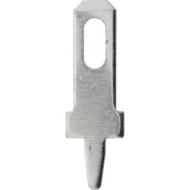 Dugaszoló csúszósaru, 2,8 mm / 0,8 mm 180° szigeteletlen, fémes Vogt Verbindungstechnik 3773a08.68 100 db Dugaszoló csúszósaru, 2,8 mm / 0,8 mm 180° szigeteletlen, fémes Vogt Verbindungstechnik 3773a08.68 100 db