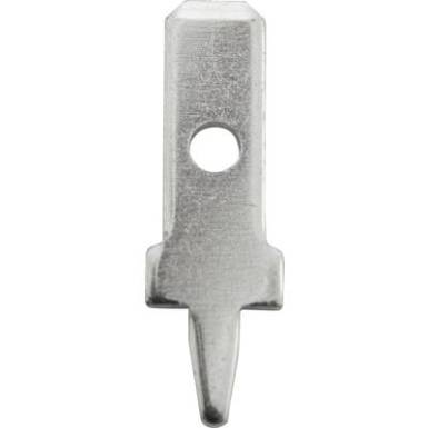 Dugaszoló csúszósaru, 2,8 mm / 0,5 mm 180° szigeteletlen, fémes Vogt Verbindungstechnik 3775a05.68 100 db Dugaszoló csúszósaru, 2,8 mm / 0,5 mm 180° szigeteletlen, fémes Vogt Verbindungstechnik 3775a05.68 100 db