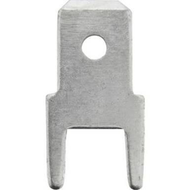 Dugaszoló csúszósaru, 4,8 mm / 0,8 mm 180° szigeteletlen, fémes Vogt Verbindungstechnik 382508.28 100 db Dugaszoló csúszósaru, 4,8 mm / 0,8 mm 180° szigeteletlen, fémes Vogt Verbindungstechnik 382508.28 100 db