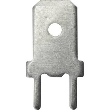 Dugaszoló csúszósaru, 6,3 mm / 0,8 mm 180° szigeteletlen, fémes Vogt Verbindungstechnik 3866z.68 100 db Dugaszoló csúszósaru, 6,3 mm / 0,8 mm 180° szigeteletlen, fémes Vogt Verbindungstechnik 3866z.68 100 db