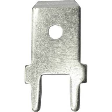 Dugaszoló csúszósaru, 6,3 mm / 0,8 mm 180° szigeteletlen, fémes Vogt Verbindungstechnik 3866b.61 100 db Dugaszoló csúszósaru, 6,3 mm / 0,8 mm 180° szigeteletlen, fémes Vogt Verbindungstechnik 3866b.61 100 db