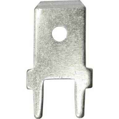 Dugaszoló csúszósaru, 6,3 mm / 0,8 mm 180° szigeteletlen, fémes Vogt Verbindungstechnik 3866l.68 100 db Dugaszoló csúszósaru, 6,3 mm / 0,8 mm 180° szigeteletlen, fémes Vogt Verbindungstechnik 3866l.68 100 db