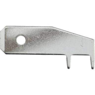 Dugaszoló csúszósaru, 6,3 mm / 0,8 mm 90° szigeteletlen, fémes Vogt Verbindungstechnik 3867d.68 100 db Dugaszoló csúszósaru, 6,3 mm / 0,8 mm 90° szigeteletlen, fémes Vogt Verbindungstechnik 3867d.68 100 db