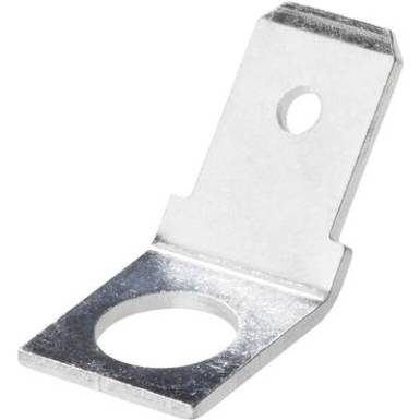 Dugaszoló csúszósaru, 6,3 mm / 0,8 mm 45° szigeteletlen, fémes Vogt Verbindungstechnik 3861.65 Dugaszoló csúszósaru, 6,3 mm / 0,8 mm 45° szigeteletlen, fémes Vogt Verbindungstechnik 3861.65