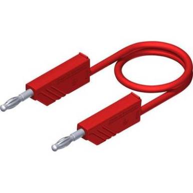 Mérőzsinór, mérővezeték 2db 4mm-es toldható banándugóval 2,5 mm² PVC, 1.50m piros SKS Hirschmann CO MLN 150/2,5 Mérőzsinór, mérővezeték 2db 4mm-es toldható banándugóval 2,5 mm² PVC, 1.50m piros SKS Hirschmann CO MLN 150/2,5