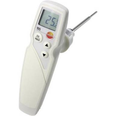 Ételhőmérő, HACCP beszúró hőmérő -50 től +275 °C-ig Testo 105 Ételhőmérő, HACCP beszúró hőmérő -50 től +275 °C-ig Testo 105