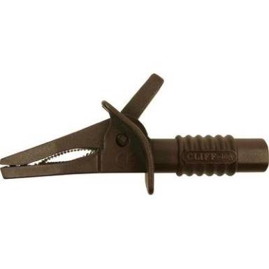 Krokodilcsipesz, mérőcsipesz 1000v-ig szigetelet 4mm-es barna Cliff FCR7944 Krokodilcsipesz, mérőcsipesz 1000v-ig szigetelet 4mm-es barna Cliff FCR7944