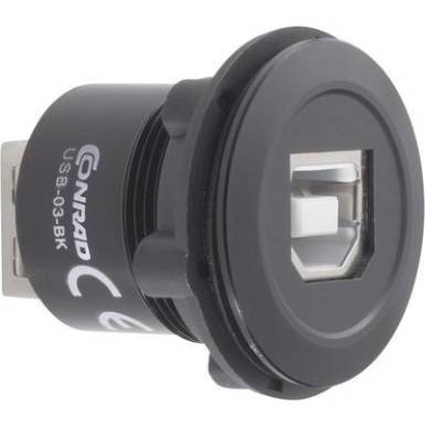 USB beépíthető csatlakozóalj Alj, beépíthető USB-03-BK USB B típusú aljról USB A típusú aljra Conrad USB beépíthető csatlakozóalj Alj, beépíthető USB-03-BK USB B típusú aljról USB A típusú aljra Conrad