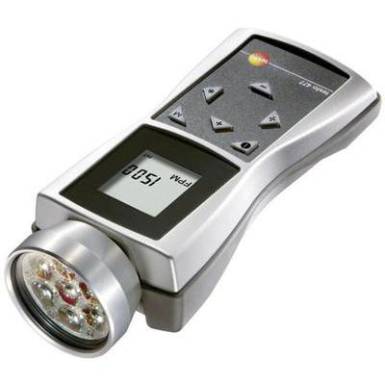 Kézi fordulatszámmérő LED-es stroboszkópos Testo 477 LED Kézi fordulatszámmérő LED-es stroboszkópos Testo 477 LED