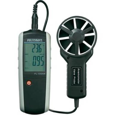 L&eacute;gsebess&eacute;g m&eacute;rő,anemom&eacute;ter Voltcraft PL-130AN 0.40 - 30.00 m/s