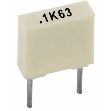 Poliészter kondenzátor, radiális 22 nF 100 V 10 % 5 mm, 7,2 x 2,5 x 6,5 Kemet R82EC2220AA50K Poliészter kondenzátor, radiális 22 nF 100 V 10 % 5 mm, 7,2 x 2,5 x 6,5 Kemet R82EC2220AA50K