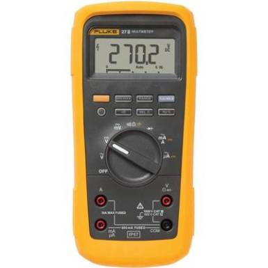 Digit&aacute;lis multim&eacute;ter, por &eacute;s v&iacute;z&aacute;ll&oacute; m&eacute;rőműszer 10A AC/DC Fluke 27II/EUR